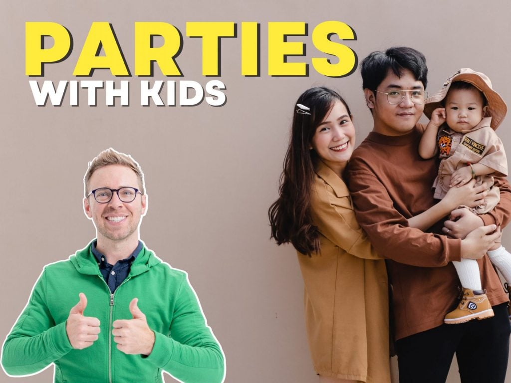 Parties with kids article Featured image