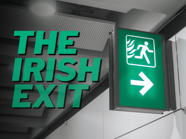 the irish goodbye